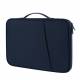 MacBook 13" jacquard fabric sleeve w protective plush lining - black