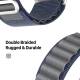 Apple Watch Ultra nylon Loop strap 42/44/45/49mm - Blue/Grey