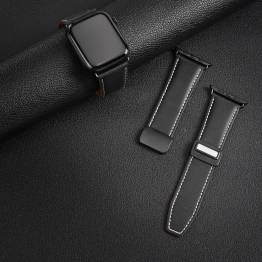  DUX DUCIS Apple Watch leather strap 42/44/45/49 mm - Black