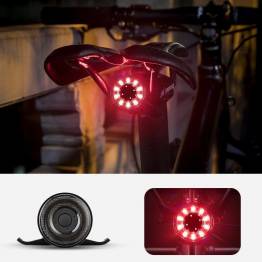  Rechargeable waterproof lightweight bicycle rear light for saddle or seat post