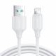 Joyroom USB to Lightning cable - 1m - White