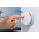 Self-adhesive and adjustable iPhone MagSafe compatible holder for kitchen, workshop etc. - White