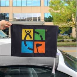  Geocaching car flag - 45 x 30 cm