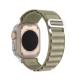 Apple Watch Ultra nylon Loop strap 42/44/45/49mm - Olive green