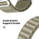 Apple Watch Ultra nylon Loop strap 42/44/45/49mm - Olive green