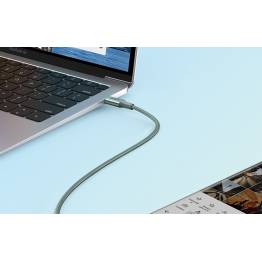  Ugreen durable USB-C charging cable - 1m - 100W PD - Green