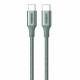 Ugreen durable USB-C charging cable - 1m - 100W PD - Green