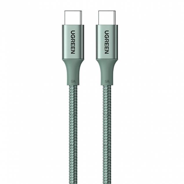 Ugreen durable USB-C charging cable - 1m - 100W PD - Green