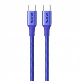 Ugreen durable USB-C charging cable - 1m - 100W PD - Blue