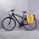 Waterproof pannier side bag for bicycle rack - 25l - Yellow