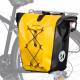 Waterproof pannier side bag for bicycle rack - 25l - Yellow