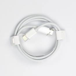  USB-C cable with nylon weaving - 100W - 1m - White