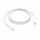 USB-C cable with nylon weaving - 100W - 1m - White