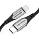 Vention woven MFi USB-C to Lightning cab...