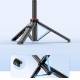 Selfie stick 3-in-1 with tripod, remote control and dual LED light - up to 1.33m