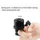 Anti-theft AirTag holder in bicycle bell - Black