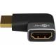 Goobay HDMI female to HDMI male with 90 degree angle - Flat - 8K@60Hz