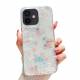 iPhone 11 protective case - Flowers and glitter stars