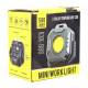 Rechargeable multifunctional mini work light with magnet and holder - 500lm