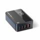 LDNIO 4-port 65W PD QC 2xUSB-C and 2xUSB-A Mac charger with display