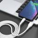 Dudao USB to USB-C PD charging and data cable - 1m - White