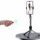 Dudao selfie stick 3-in-1 in aluminum with tripod and remote control - 1m