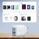 Joyroom Dual iPhone/iPad USB QC3.0 and USB-C PD charger - 30W - White