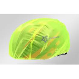  RockBros waterproof rain cover for bicycle helmet - Yellow