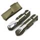 5-in-1 outdoor camping cutlery set with corkscrew and bottle opener