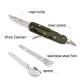 5-in-1 outdoor camping cutlery set with corkscrew and bottle opener