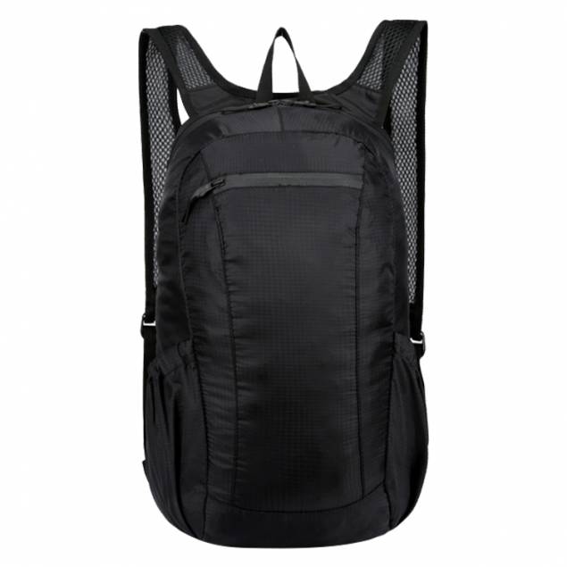 Foldable lightweight backpack in water-repellent fabric from HAWEEL - Black