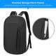 Small lightweight backpack in water-repellent fabric from HAWEEL - Black