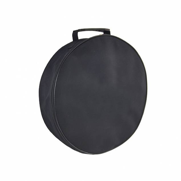 Charger cable bag for electric car with carrying handle - Round 36cm - Black