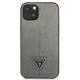 Guess iPhone 13 mini sølv hardcase Saffiano Triangle Logo