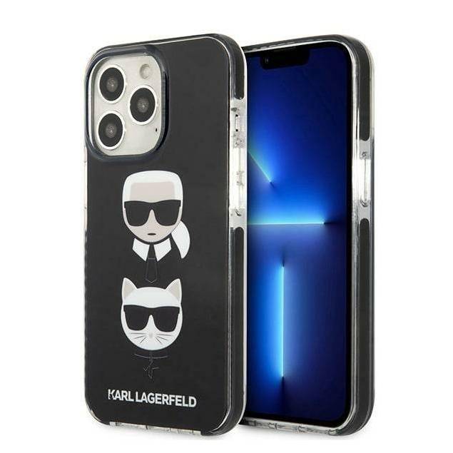 Karl Lagerfeld iPhone 13 Pro / 13 hardcase sort Karl&Choupette Head