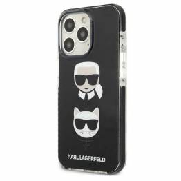  Karl Lagerfeld iPhone 13 Pro / 13 hardcase sort Karl&Choupette Head