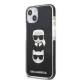 Karl Lagerfeld iPhone 13 mini hardcase sort Karl & Choupette Head