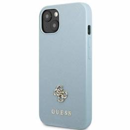  Guess iPhone 13 blå hardcase Saffiano 4G