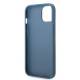 Guess iPhone 13 mini blå hardcase 4G trekantlogo med kortplads