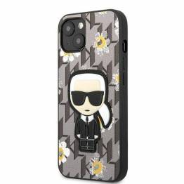  Karl Lagerfeld Flower Ikonik Karl cover til iPhone 13 mini - grå