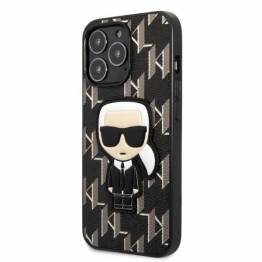  Karl Lagerfeld iPhone 13 Pro / 13 hardcase sort Monogram Ikonik Patch