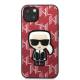 Karl Lagerfeld iPhone 13 hardcase rød Monogram Ikonik Patch