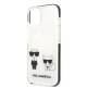 Karl Lagerfeld iPhone 13 mini hardcase hvid/hvid Karl&Choupette