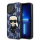 Karl Lagerfeld iPhone 13 Pro Max hardcase blå Monogram Ikonik Patch