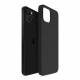 iPhone 13 mini silikonecover fra 3mk Silicone Case serien - sort