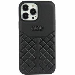 Audi Original Læder iPhone 13 Pro / 13 sort hardcase