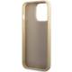 Guess cover til iPhone 13 Pro / 13 - guld glimmer skrift Big 4G