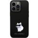 Karl Lagerfeld cover til iPhone 13 Pro / 13 - sort silikone med metal-pin