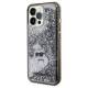 Karl Lagerfeld Liquid Glitter Choupette-cover til iPhone 13 Pro Max - transparent