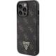 Guess 4G trekantet metallogo cover til iPhone 13 Pro / iPhone 13 - sort